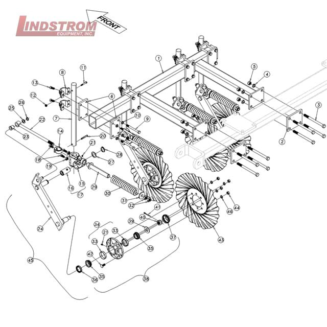 NUT HEX 5/8-11 PLT